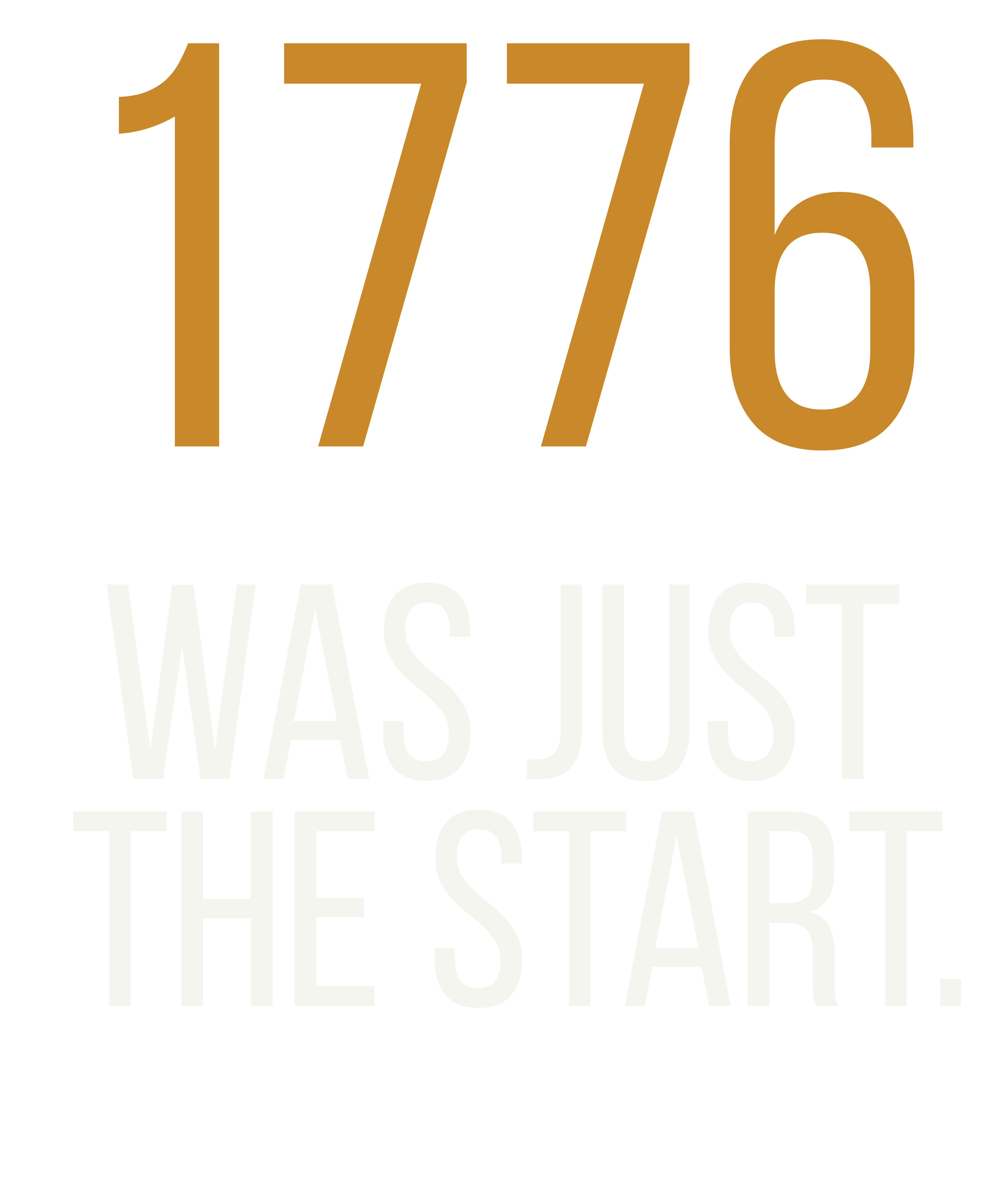 1776 Was Just the Start heritage patriotic t-shirt